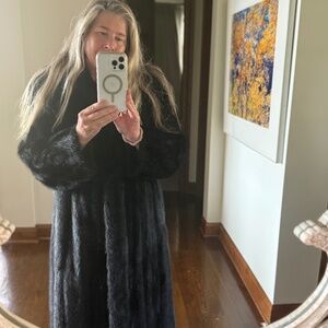 Beautiful mink fur coat